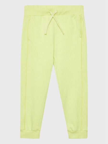 United Colors Of Benetton Spodnie dresowe 3UHRCF02N Żółty Regular Fit. Żółte spodnie dresowe chłopięce United Colors Of Benetton, z dresówki. Za 79.99 zł.