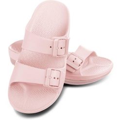 Klapki basenowe damskie Aqua Speed Alicante. Brązowe klapki damskie Aqua-Speed, bez wzorów, bez obcasa, bez zapięcia. Za 84.99 zł.