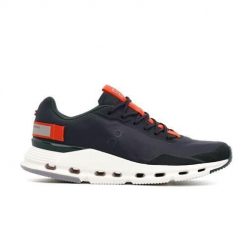 Buty do biegania damskie On running Cloudnova. Czarne obuwie sportowe damskie On Running, z materiału, bez zapięcia, do biegania. Za 449.00 zł.