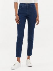 Wrangler Jeansy 112342897 Granatowy Skinny Fit. Niebieskie jeansy damskie Wrangler, bez wzorów, z bawełny. Za 264.99 zł.