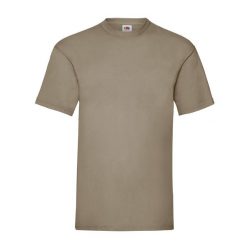 Koszulka Unisex Dla Dorosłych Valueweight. Zielone bluzki damskie Fruit of the Loom, s, bez wzorów, bez kołnierzyka, bez ramiączek. Za 39.99 zł.
