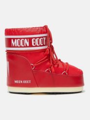 Moon Boot Botki zimowe "Icon" w kolorze czerwonym rozmiar: 39-41. Czerwone botki damskie Moon Boot, na zimę, bez obcasa, bez zapięcia. Za 633.92 zł.
