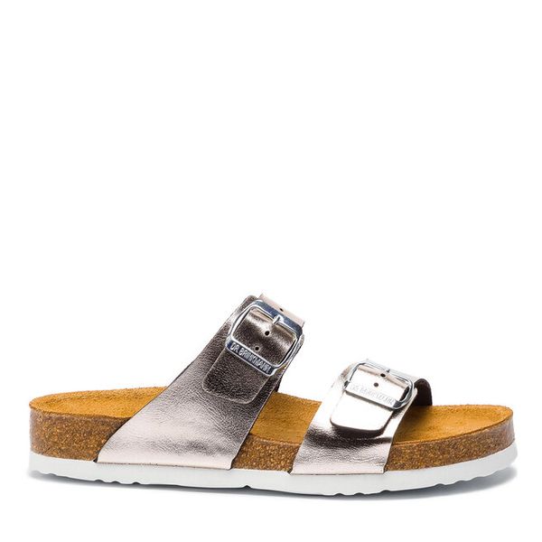 Klapki Dr. Brinkmann. Żółte klapki damskie Dr. Brinkmann, bez wzorów, bez obcasa, bez zapięcia. Za 229.99 zł.