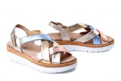 COMFORTABEL 710259-00 multi, sandały damskie. Sandały damskie Comfortabel, bez wzorów, bez obcasa, na koturnie, bez zapięcia. Za 359.90 zł.