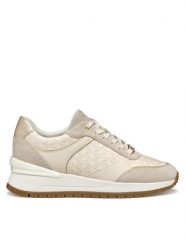 Geox Sneakersy D Desya D5500A 00422 C1SH6 Beżowy. Brązowe obuwie sportowe damskie Geox, ze skóry, bez zapięcia. Za 399.99 zł.