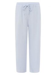 Zwillingsherz Spodnie w kolorze błękitnym rozmiar: onesize. Niebieskie spodnie materiałowe damskie Zwillingsherz, bez wzorów, z materiału. Za 113.99 zł.