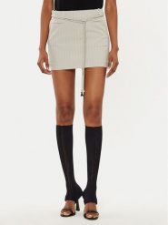 Patrizia Pepe Spódnica mini 8G0410/A457-FE81 Szary Regular Fit. Szare spódnice damskie Patrizia Pepe, bez wzorów, z syntetyku, mini. Za 519.99 zł.