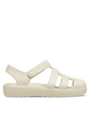 Crocs Sandały Classic Fisherman T 210626 Beżowy. Brązowe sandały dziewczęce Crocs, z tworzywa sztucznego, bez obcasa, bez zapięcia. Za 129.99 zł.