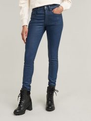 G-Star Dżinsy "Lhana" - Skinny fit - w kolorze niebieskim rozmiar: W31/L32. Niebieskie jeansy damskie G-Star. Za 202.03 zł.
