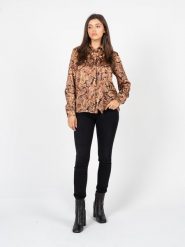 Liu Jo Koszula | WF2120 T5958 | Kobieta | Złoty. Żółte koszule damskie Liu Jo, bez wzorów, z poliesteru, eleganckie, bez kołnierzyka, bez ramiączek. W wyprzedaży za 379.00 zł.