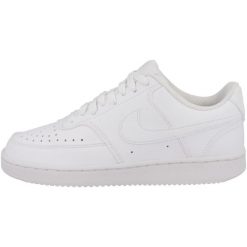 Buty do chodzenia damskie Nike Court Vision Low. Białe obuwie sportowe damskie Nike, z materiału, bez zapięcia, trekkingowe, Nike Court. Za 513.00 zł.