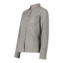 Koszula damska turystyczne CMP 34S6156. Szare koszule damskie CMP, s, bez wzorów, sportowe, bez kołnierzyka, bez ramiączek. Za 266.55 zł.