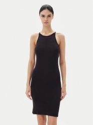 Pieces Sukienka codzienna Jane 17155478 Czarny Slim Fit. Czarne sukienki damskie Pieces, bez wzorów, z wiskozy, bez ramiączek. Za 89.99 zł.