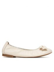 Caprice Baleriny 9-22111-46 Beżowy. Brązowe balerinki damskie Caprice, bez wzorów, ze skóry. Za 257.99 zł.