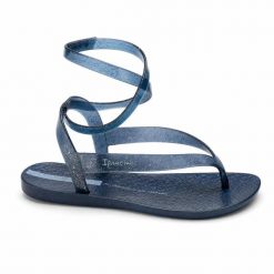 Sandały Ipanema 26533 RENOVA SANDAL FEM. Białe sandały damskie Ipanema, bez wzorów, z materiału, bez obcasa, bez zapięcia. Za 59.00 zł.