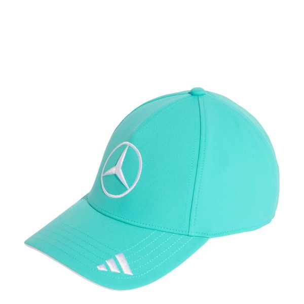 CZAPKA MERCEDES-AMG PETRONAS FORMULA 1 TEAM DRIVER. Czarne czapki damskie Adidas, bez wzorów, z materiału. Za 250.60 zł.