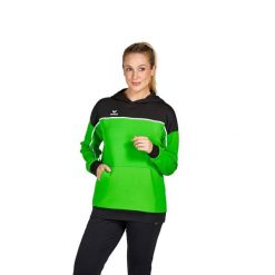 Sweat bluza z kapturem dla kobiet Erima Change. Czarne bluzy damskie Erima, na zimę, bez wzorów, z kapturem. W wyprzedaży za 293.50 zł.