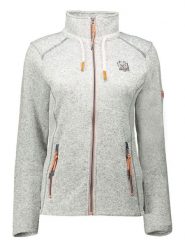 Geographical Norway Kurtka polarowa "Tarentella" w kolorze jasnoszarym rozmiar: L. Szare kurtki damskie Geographical Norway, l, bez wzorów, z polaru, bez kaptura. Za 130.50 zł.