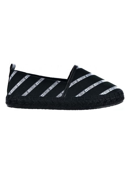 BIG STAR Espadryle w kolorze biało-czarnym rozmiar: 38. Czarne espadryle damskie Big Star, bez wzorów, bez obcasa. Za 48.16 zł.