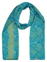 Ipanima Szal w kolorze morskim - 180 x 100 cm rozmiar: onesize. Niebieskie szaliki damskie Ipanima, bez wzorów, z materiału. Za 17.99 zł.