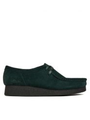 Clarks Półbuty WallabeeEVOSh 26184613 Zielony. Zielone półbuty damskie Clarks, bez wzorów, ze skóry, bez obcasa, na płaskiej podeszwie, bez zapięcia. Za 529.99 zł.