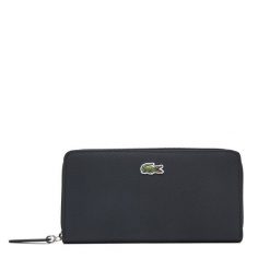 Portfel Lacoste. Czarne portfele damskie Lacoste, bez wzorów. Za 429.99 zł.