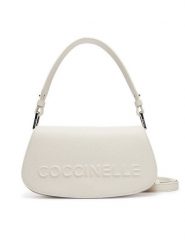 Coccinelle Torebka QBB Coccinelle Myrtha Maxi Logo E5 QBB 52 01 01 Biały. Białe torebki klasyczne damskie Coccinelle, ze skóry, bez dodatków. Za 619.99 zł.