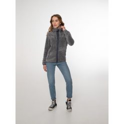 Bluza z długim rękawem rozpinana na zamek damska PROTEST Riri. Szare bluzy damskie Protest, bez wzorów, bez kaptura. Za 299.99 zł.