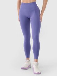 4F Legginsy funkcyjne w kolorze fioletowym rozmiar: XS/S. Różowe legginsy damskie 4F, s, bez wzorów, z materiału, na fitness i siłownię. Za 107.86 zł.