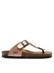 CMP Japonki Eco Mymosa Wmn Flip FLop 3Q91036 Różowy. Czerwone klapki damskie CMP, bez wzorów, ze skóry, bez obcasa, bez zapięcia. Za 189.99 zł.