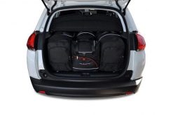 Torby Do Bagażnika Peugeot 2008 2013-2019 4Szt Kjust. Czarne torby podróżne KJUST, bez wzorów, z kauczuku. Za 1,203.00 zł.