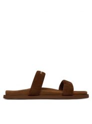 Inuikii Klapki Slaps 1004.003.0671 Brązowy ciemny. Brązowe klapki damskie Inuikii, bez wzorów, ze skóry, bez obcasa, bez zapięcia. Za 839.99 zł.