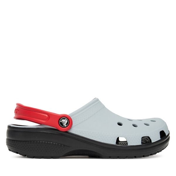 Klapki Crocs. Szare klapki damskie Crocs, bez wzorów, bez obcasa, bez zapięcia. Za 229.99 zł.