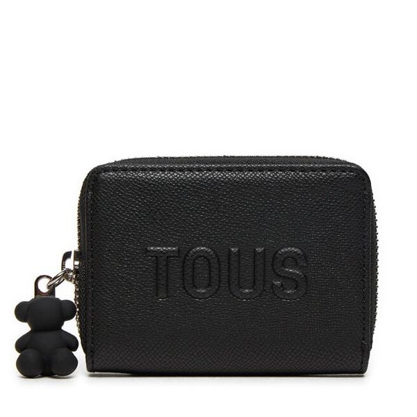 Portfel TOUS. Czarne portfele damskie tous, bez wzorów. Za 369.99 zł.