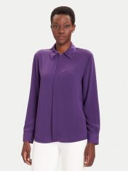 Liu Jo Koszula MF5147 T4241 Fioletowy Regular Fit. Fioletowe koszule damskie Liu Jo, bez wzorów, z syntetyku, bez kołnierzyka, bez ramiączek. Za 589.99 zł.