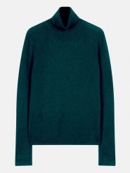 Perfect Cashmere Kaszmirowy golf "Ashley" w kolorze niebieskim rozmiar: M. Niebieskie golfy damskie Perfect Cashmere, m, bez wzorów, z kaszmiru, bez ramiączek. Za 274.03 zł.