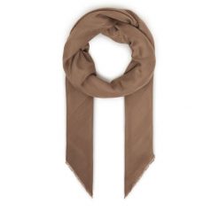 Szal Elisabetta Franchi. Brązowe szaliki damskie Elisabetta Franchi, bez wzorów. Za 559.99 zł.