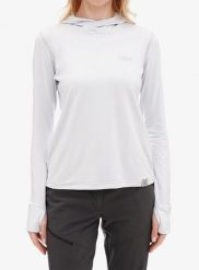 Bluza termoaktywna damska Turbat Hike Lite LS Hood Thermo T-Shirt. Białe bluzy damskie TURBAT, l, bez wzorów, z elastanu, bez kaptura. Za 164.99 zł.