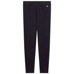 Legginsy Champion Damskie. Czarne legginsy damskie Champion, s, bez wzorów, z bawełny, na fitness i siłownię. Za 203.99 zł.