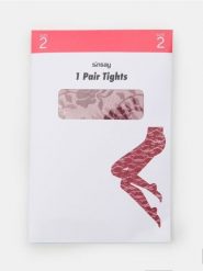 Rajstopy ze wzorem - bordowy. Czerwone rajstopy Sinsay, bez wzorów. Za 19.99 zł.