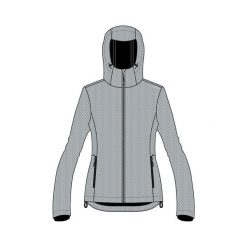 Kurtka damska turystyczna CMP 34A3096. Szare kurtki damskie CMP, l, bez wzorów, z softshellu, bez kaptura. Za 382.50 zł.