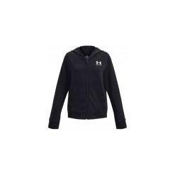 Bluza Z Kapturem Under Armour Ua Rival Terry Fz Hoodie-Blk. Czarne bluzy damskie Under Armour, bez wzorów, z kapturem. Za 249.99 zł.