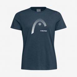 T-shirt damski Club Lara. Szare t-shirty damskie Head, bez wzorów, z bawełny, bez kołnierzyka. W wyprzedaży za 101.50 zł.