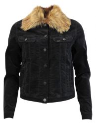 LEE RIDER JACKET DAMSKA KURTKA SZTRUKSOWA BLACK L58ZLP01. Czarne kurtki damskie Lee, na zimę, l, bez wzorów, ze sztruksu, bez kaptura. Za 289.99 zł.