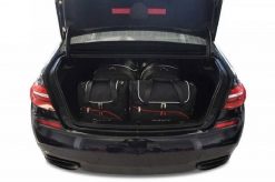 Torby Do Bagażnika Bmw 7 2015-2022 4Szt Kjust. Czarne torby podróżne KJUST, bez wzorów, z kauczuku. Za 1,242.00 zł.