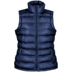 Damska Ocieplana Kurtka / Kamizelka Ice Bird. Czarne kamizelki damskie RESULT, xs, bez wzorów, z puchu, bez kaptura. Za 146.99 zł.