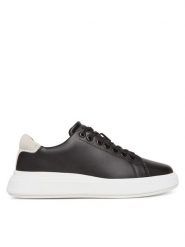 Calvin Klein Sneakersy Cupsole Lace Up - Suede Bt HW0HW02404 Czarny. Czarne obuwie sportowe damskie Calvin Klein, ze skóry, bez zapięcia. Za 319.99 zł.