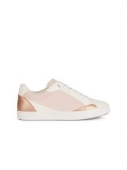 Geox Sneakersy "Blomiee" w kolorze kremowo-jasnoróżowym rozmiar: 38. Brązowe obuwie sportowe damskie Geox, bez zapięcia. Za 219.60 zł.
