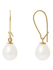 Pearline Złote kolczyki z perłami rozmiar: onesize. Żółte kolczyki damskie Pearline, z perłą, złote, z zapięciem typu bigiel. Za 643.99 zł.