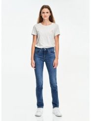 Levi's Dżinsy "312" - Slim fit - w kolorze granatowym rozmiar: W31/L32. Niebieskie jeansy damskie Levi's, z podwyższonym stanem. Za 199.95 zł.